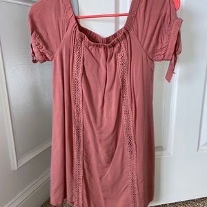 Off the shoulder dress